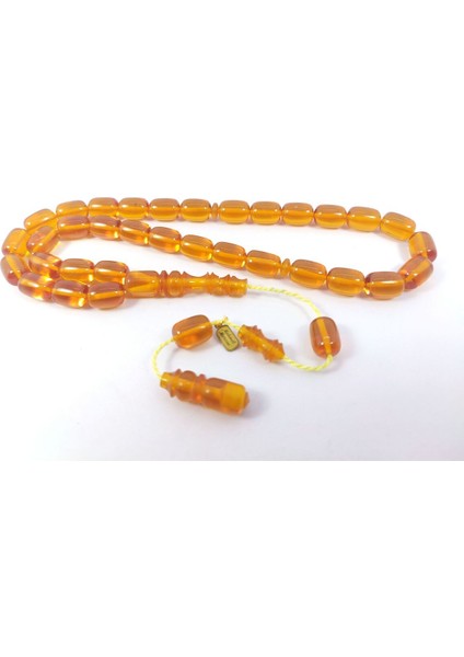 Mehmet Mercan Usta Eseri Imzalı Imame Oturtma Çift Cila Alman Zar Kehribar Sertifikalı 6601