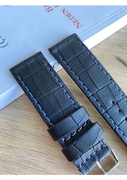 Mavi Dikiş Yerli Üretim Mat Croco Desen Saat Kordonu. 18-20-22-24 ve 26MM Genişlik Seçenekleri. fiyatları