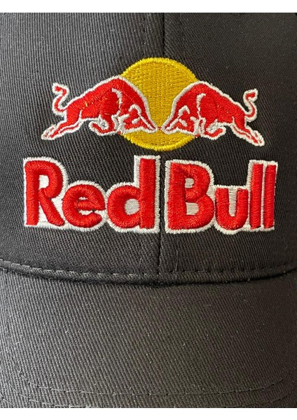 Red Bull Nakışlı Unisex Siyah Renk Beyzbol Cap Şapka