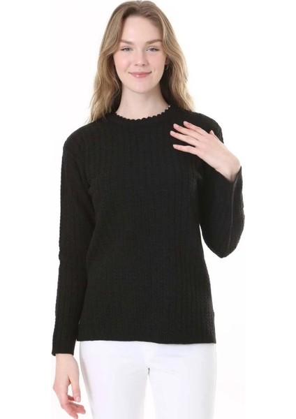 Kadın Saç Örmeli Anne Triko Kışlık Yün Kazak modelleri