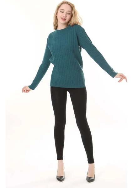 Kadın Saç Örmeli Anne Triko Kışlık Yün Kazak modelleri