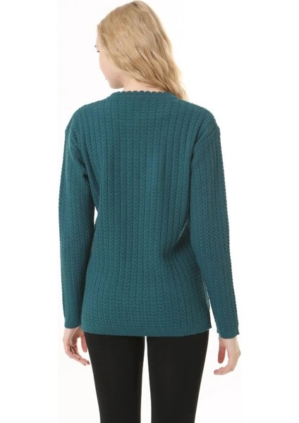 Kadın Saç Örmeli Anne Triko Kışlık Yün Kazak indirimleri