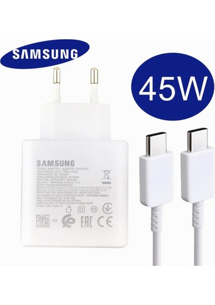Galaxy S23 Ultra S24 Ultra 45W Type-C Girişli Süper Hızlı Şarj Aleti Cihaz 45WAT fiyatları