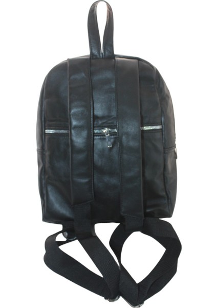 Kadın Sırt Çantası Hakiki Deri Siyah Renk Maya 2 Fermuarlı Model ÇNTDRSYH2ZMAYA2 indirimleri