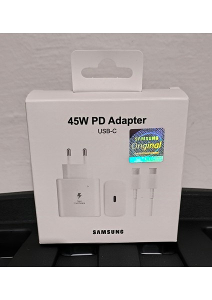 Galaxy Tab S9 Fe Plus Uyumlu 45W Type-C Super Hızlı Şarj Aleti Seti