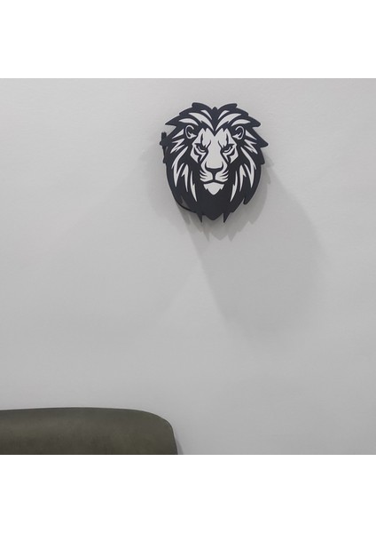 Aslan Temalı LED Duvar Lambası Gs