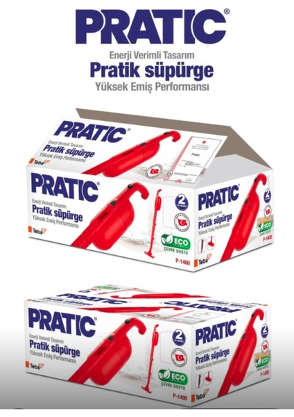 Pratic-P 1400 Dikey Elektrikli Süpürge