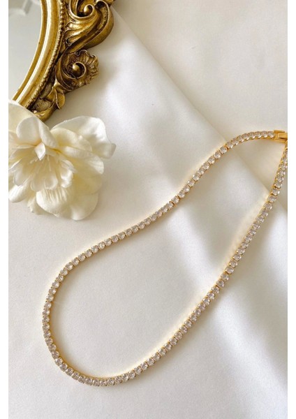 Su Yolu 5mm Kolye Gold