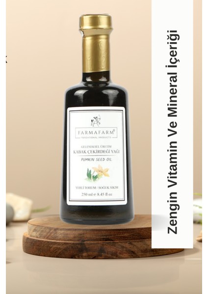 Soğuk Sıkım Kabak Çekirdeği Yağı 250 ml Yerli Üretim, Omega 3 & 6, Vitamin ve Mineral Zengini modelleri