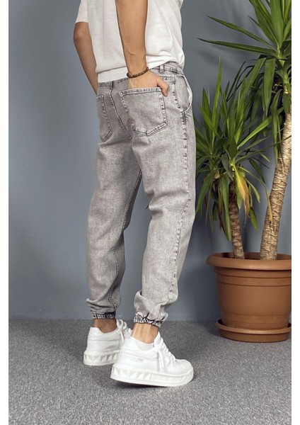 Paçası Lastikli Boyfriend Jogger Kot Pantolon modelleri