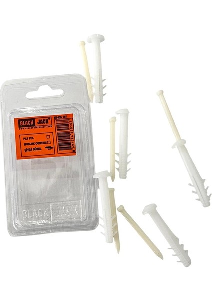 Gürevin Çivili Dübel (1 Paket 5 Adet)