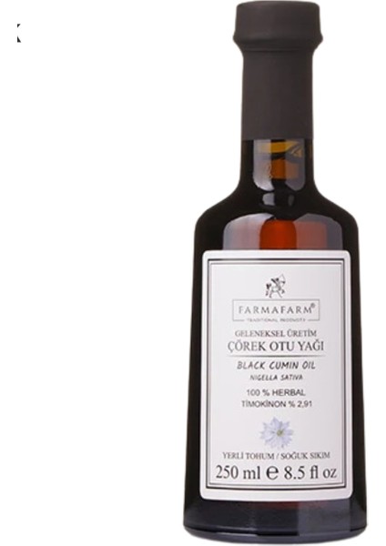 Soğuk Sıkım Çörek Otu Yağı 250 ml Yerli Ürün, Ata Tohumu, Geleneksel Üretim, Bitkisel Yağ indirimleri