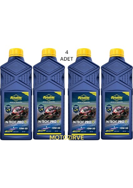 Sport 4r 10W-50 N-Tech Yarı Sentetik Yağ 1 Lt (4 Adet)