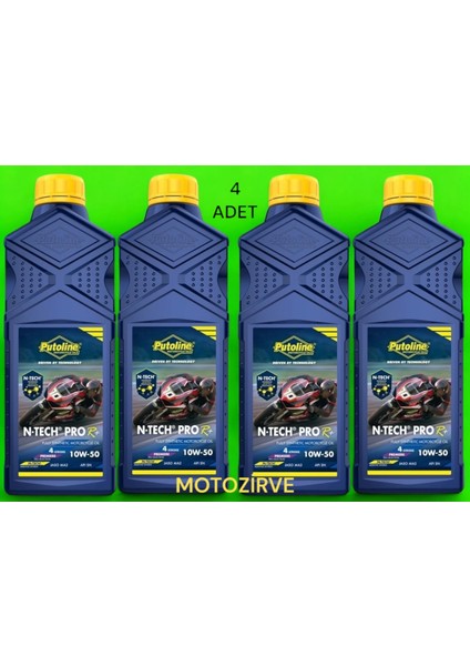 Sport 4r 10W-50 N-Tech Yarı Sentetik Yağ 1 Lt (4 Adet)
