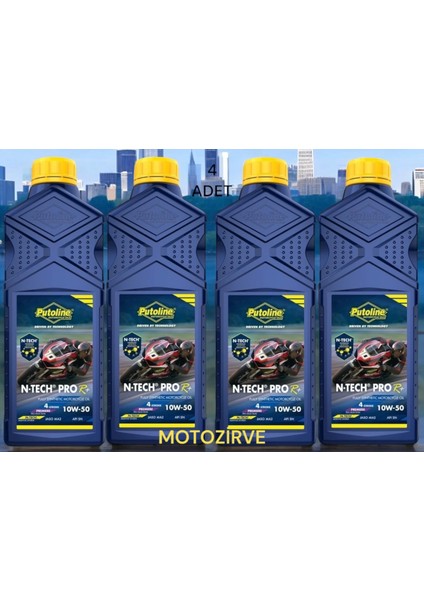 Sport 4r 10W-50 N-Tech Yarı Sentetik Yağ 1 Lt (4 Adet)