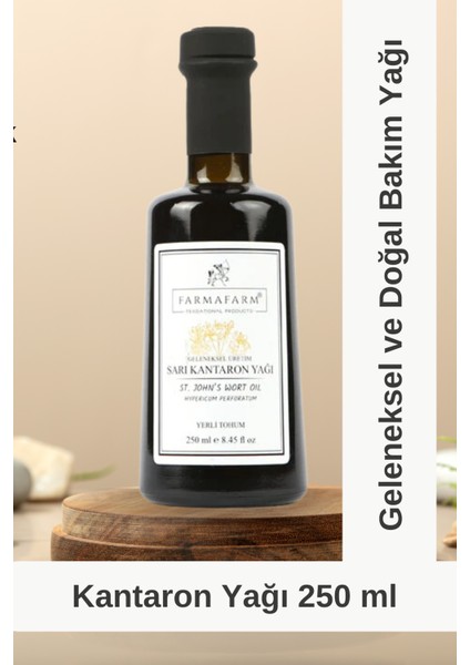 Kantaron Yağı 250 ml Geleneksel ve Doğal Bakım Yağı