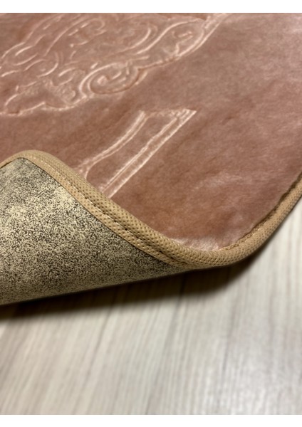 Taşkent Deluxe Kaymaz Taban Süper Soft Emici Lüks Baskılı Banyo Paspası 2'li