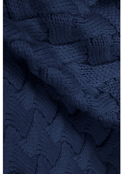 Sarma 10 Ponpon Triko Örgülü Tv Battaniyesi 130 x 170| Koltuk Örtüsü - Bacak Şalı - Ev Dekorasyonu fırsatları