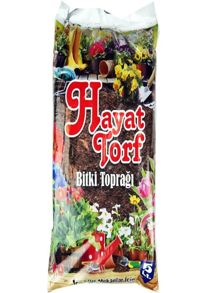 Torf Çiçek Toprağı 5 Lt