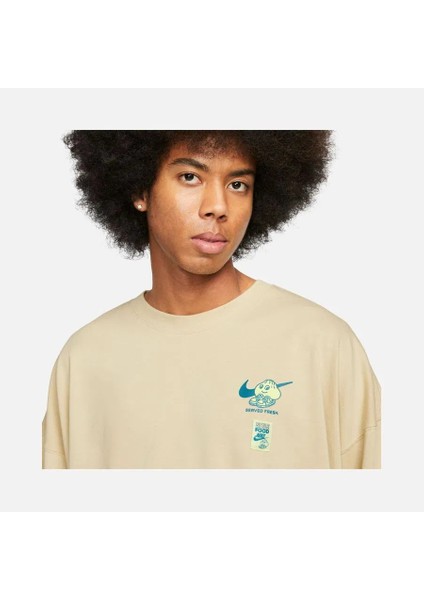 Sportswear Sole Food Graphic Oversized Short-Sleeve Erkek TIŞÖRT-FB9807-783