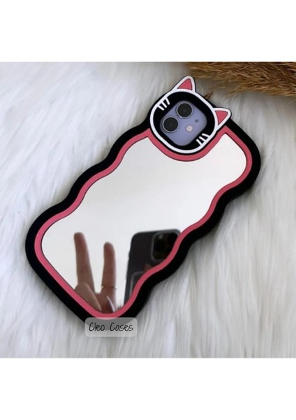 Aynalı Kedi Figürlü iPhone 14 Pro Uyumlu Kılıf fiyatları