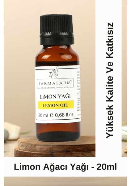 Limon Yağı 20 ml Aromatik Yağ