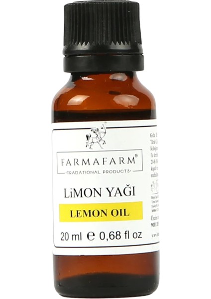 Limon Yağı 20 ml Aromatik Yağ