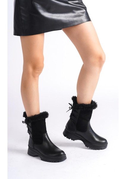 Kadın Emil Shoes İçi Kürklü Bağcıklı Bot fiyatları