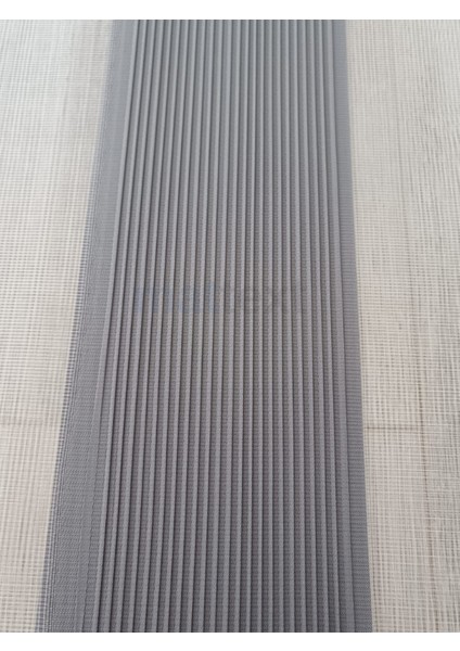 Antrasit Micro Plise Zebra Perde Dilimsiz modelleri