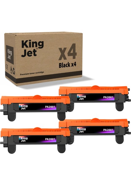 PA2001 Muadil Toner 4'lü Paket - Kyocera Uyumlu TK-1240/TK-1248 Muadil Toner