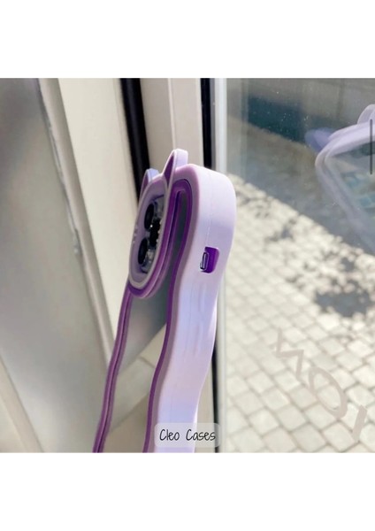 Aynalı Kedi Figürlü iPhone 14 Pro Max Uyumlu Kılıf