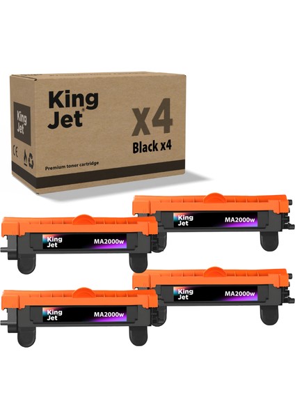 MA2000W Muadil Toner 4'lü Paket - Kyocera Uyumlu TK-1240/TK-1248 Muadil Toner
