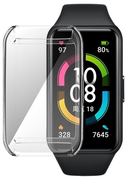 Honor Band 6 Uyumlu Silikon Ekran ve Kasa Koruyucu Kılıf fiyatları
