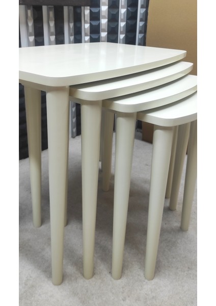 Anka Mdf Zigon Sehpa Takımı 4'lü modelleri