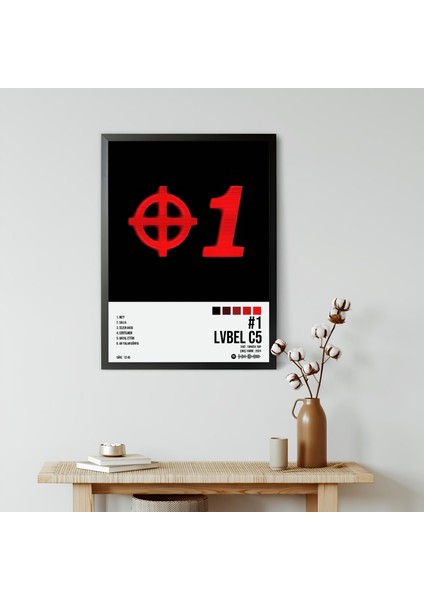 Lvbel C5 - #1 Albüm Spotify Çerçeveli Poster Tablo
