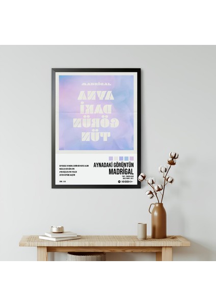 Madrigal - Aynadaki Görüntün Spotify Çerçeveli Poster Tablo