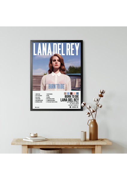 Lana Del Rey - Born To Die Albüm / Çerçeveli Poster Tablo