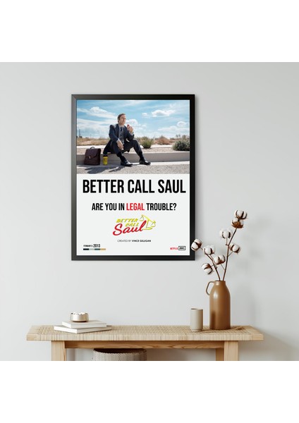 Better Call Saul / Çerçeveli Poster Tablo