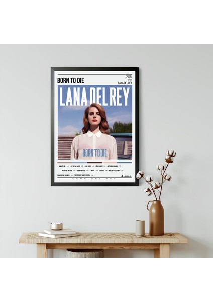 Lana Del Rey - Born To Die Albüm / Çerçeveli Poster Tablo