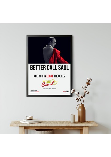 Better Call Saul / Çerçeveli Poster Tablo