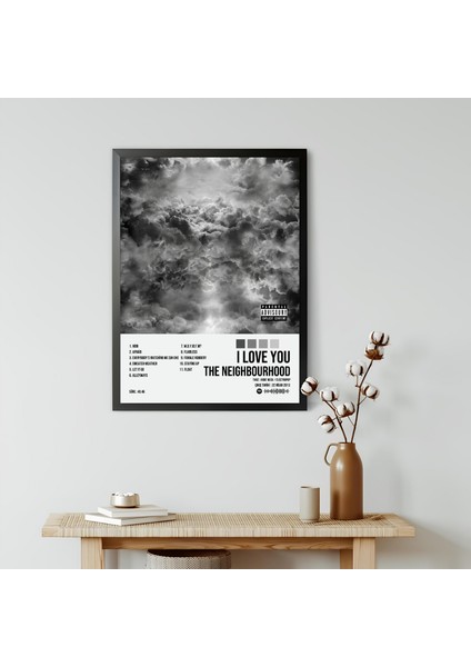 The Neighbourhood - I Love You Albüm Spotify Çerçeveli Poster Tablo modelleri