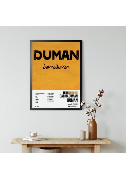 Duman - Darmaduman Albüm / Çerçeveli Poster Tablo