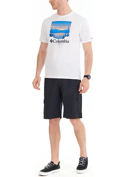 Csc M Colorful Vista Ss Tee Erkek Kısa Kollu Tişört CS0304-100 fırsatları