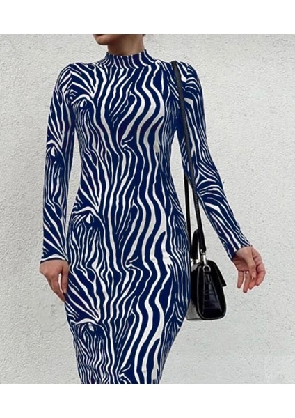 Kadın Uzun Kollu Mikro Midi Elbise fiyatları