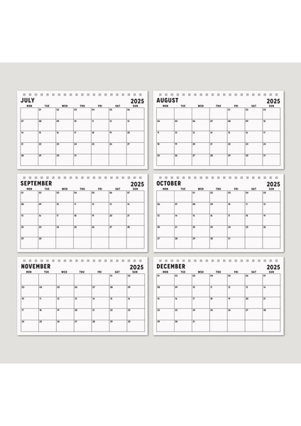 2025 Aylık Planlayıcı Masa Takvimi, 2025 Masa Takvimi, Notlu Takvim, 2025 Monthly Planner Desk Calendar