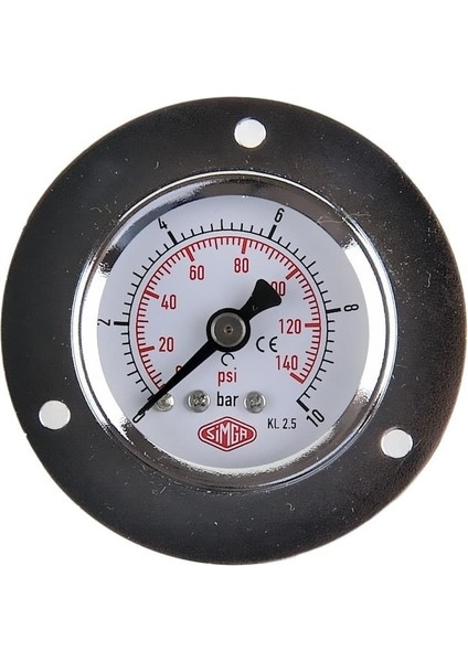 Çap Ø40 mm Ön Flanşlı Kuru Tip Manometre
