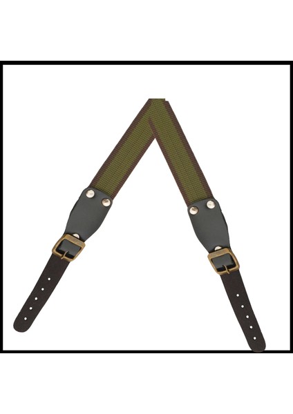 Uyguna-Yakala Haki/kahve Tüfek Askı Kayışı 3 cm Kolon - 044-H