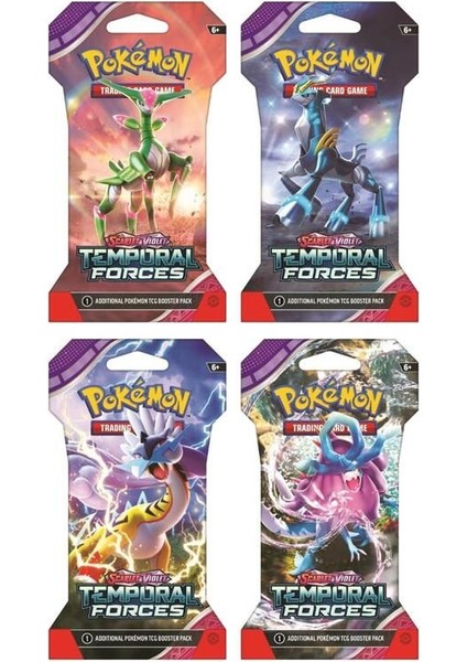 Tcg Scarlet Violet Temporal Forces Tek Booster Paket