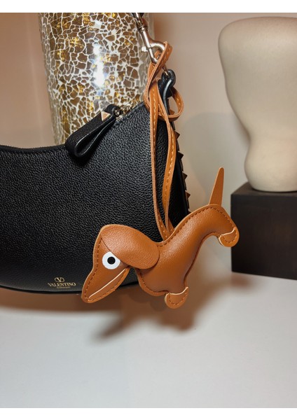 Longpup Charm – Dachshund Köpek Charm Anahtarlık ve Çanta Aksesuarı