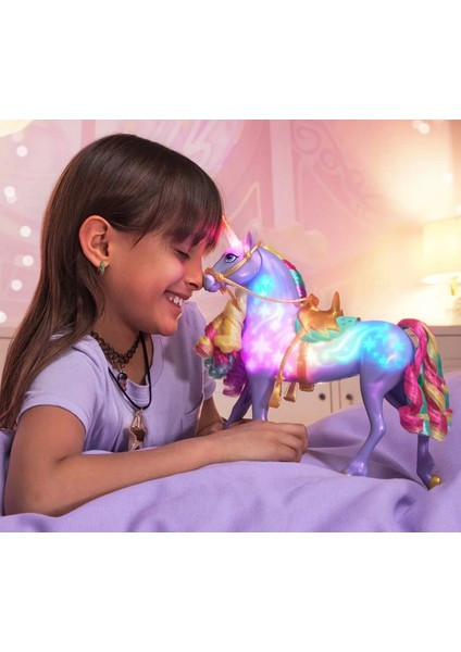 Sesli ve Işıklı Unicorn Akademisi Rainbow Wildstar 28 cm